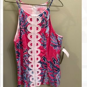 pink Lilly Pulitzer top size 4